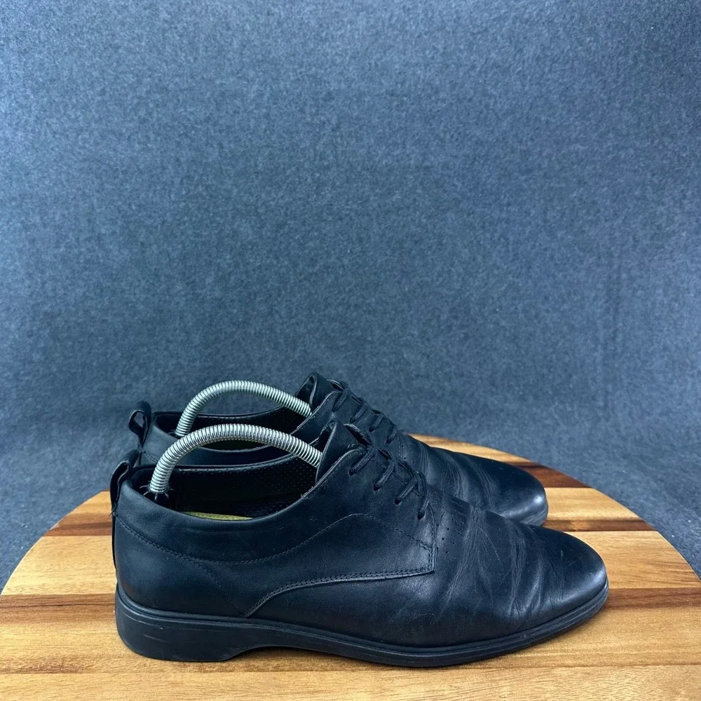 Amberjack The Original Derby Shoes Men's Size 9 Black Leather Comfort Hybrid
